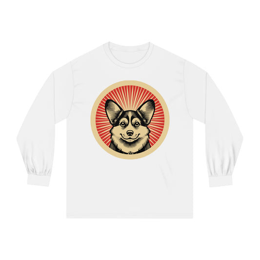 Pembroke Welsh Corgi Long Sleeve Tee for Adults