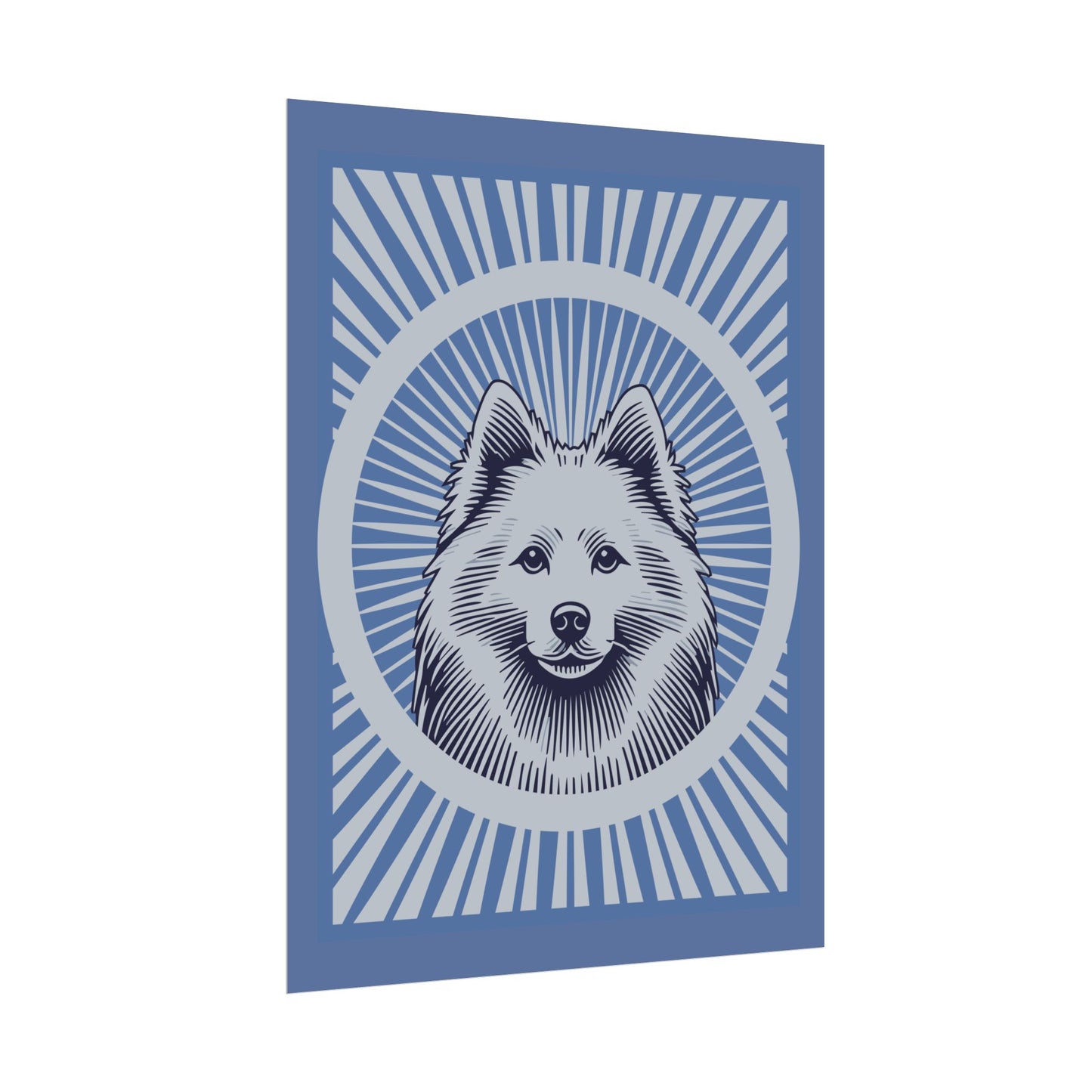 American Eskimo Dog Art Print
