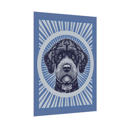 Boxerdoodle Art Print