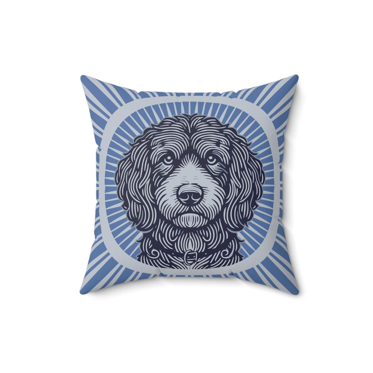 Aussiedoodle Pillow — 16" × 16"