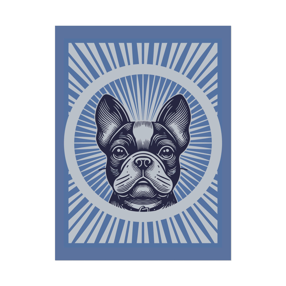 French Bulldog Art Print — 18″ x 24″ (Vertical)