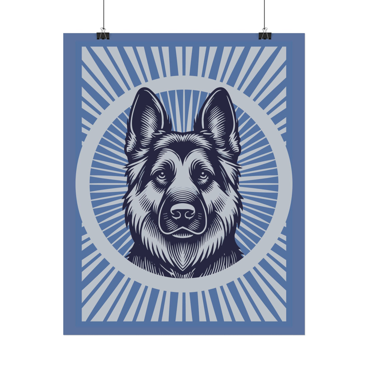 German Shepherd Art Print — view 5