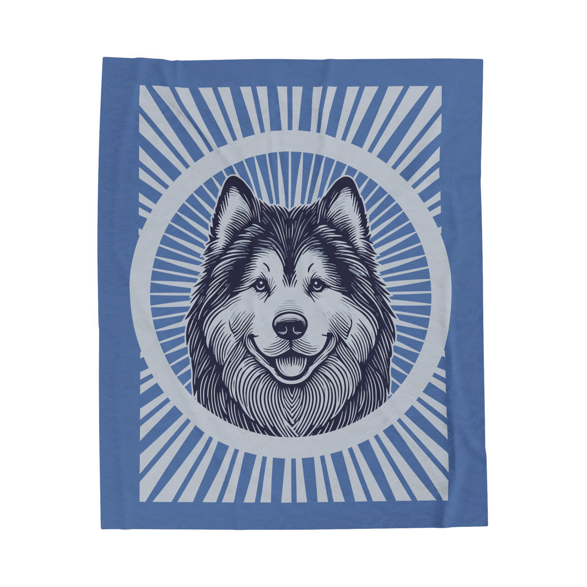 Alaskan Malamute Blanket — 50" × 60"