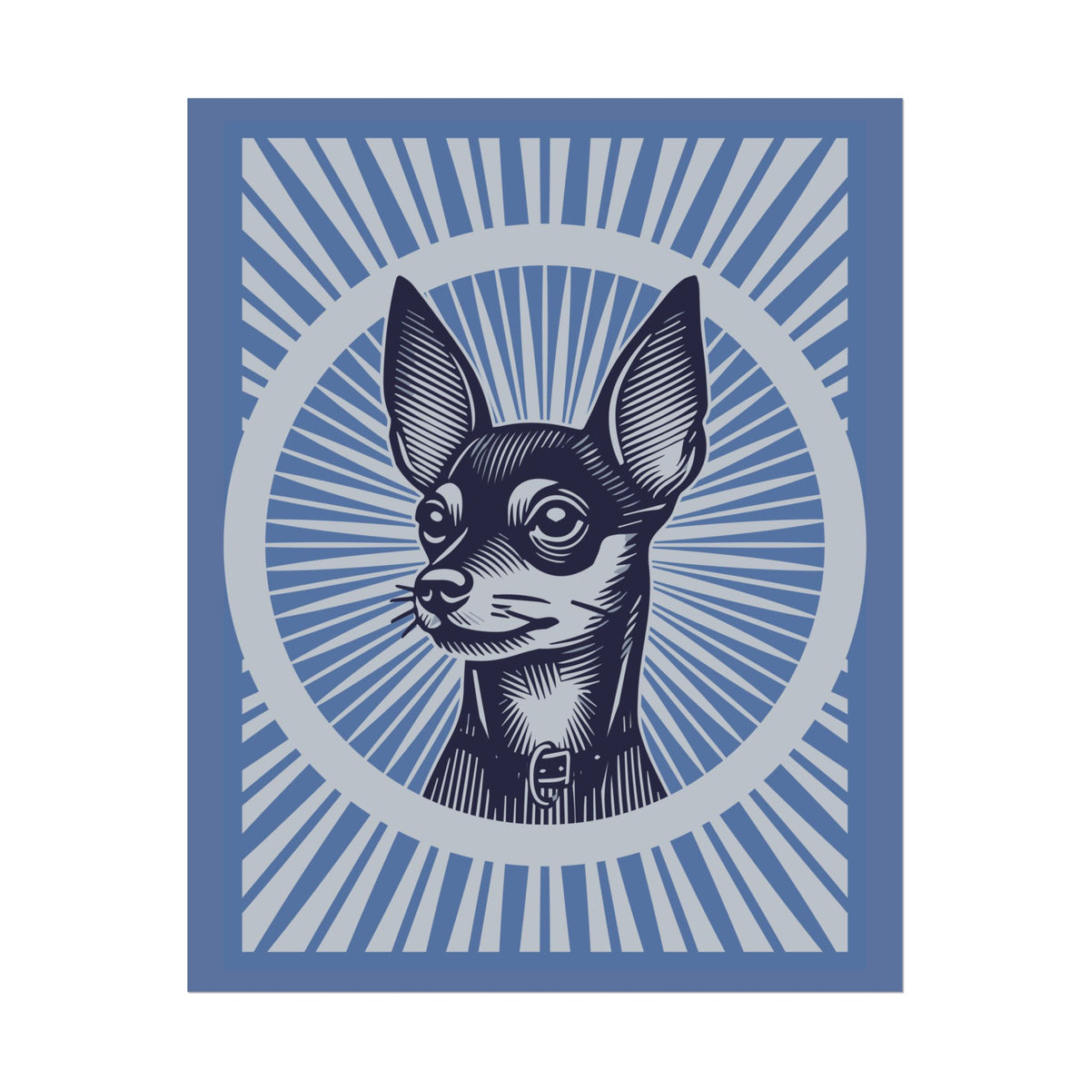 Miniature Pinscher Art Print — 16" x 20" (Vertical)