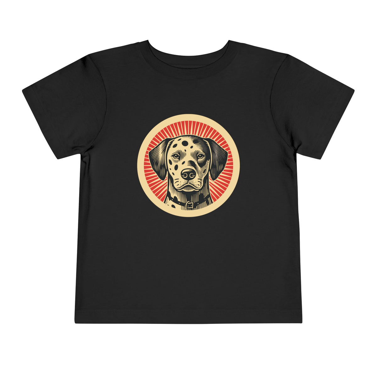 Dalmatian Toddler Tee — Black