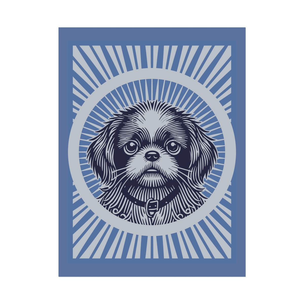 Pekepoo Art Print — 24" x 32" (Vertical)