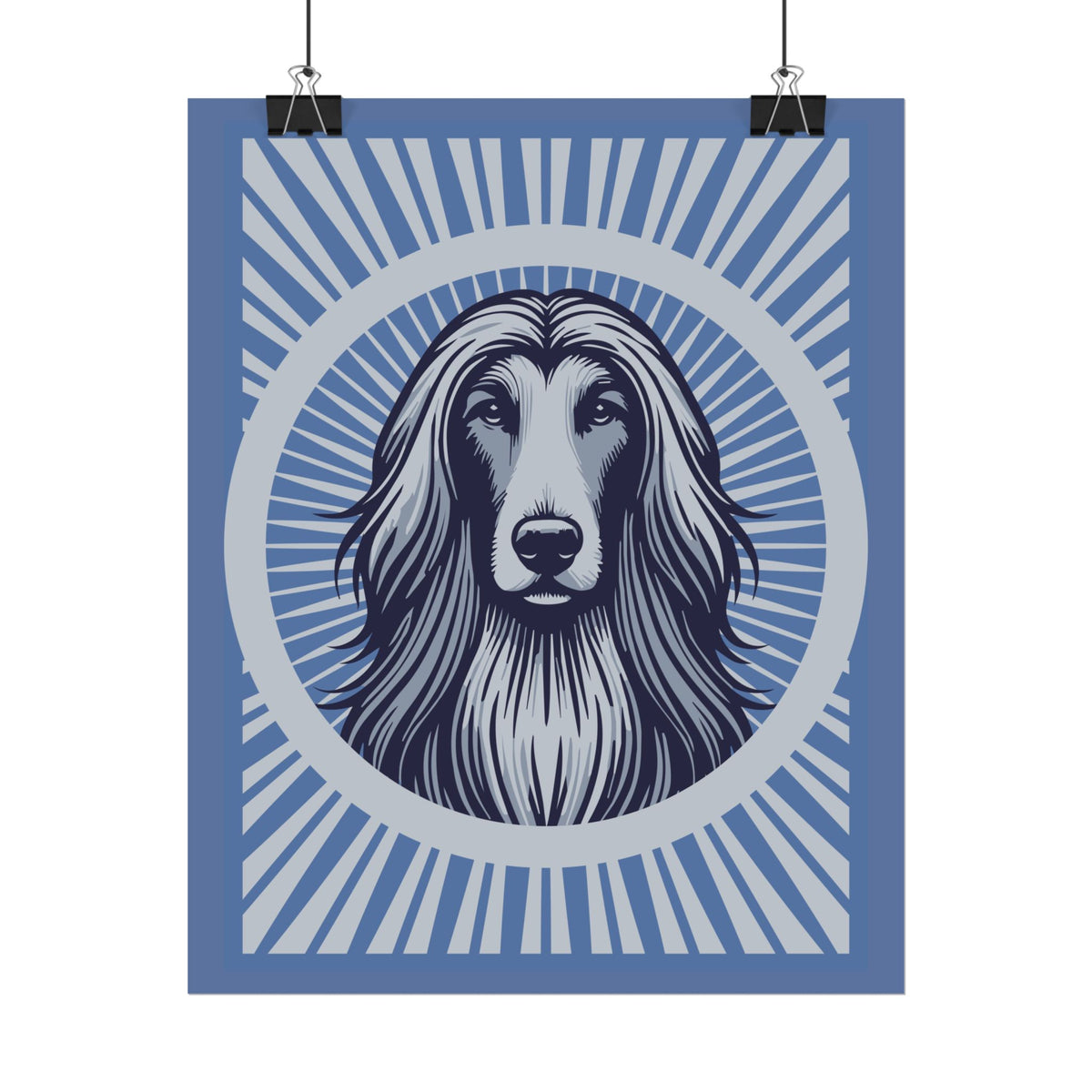Afghan Hound Art Print — view 2