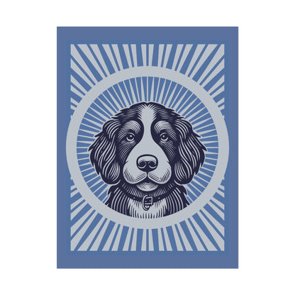 Bernedoodle Art Print
