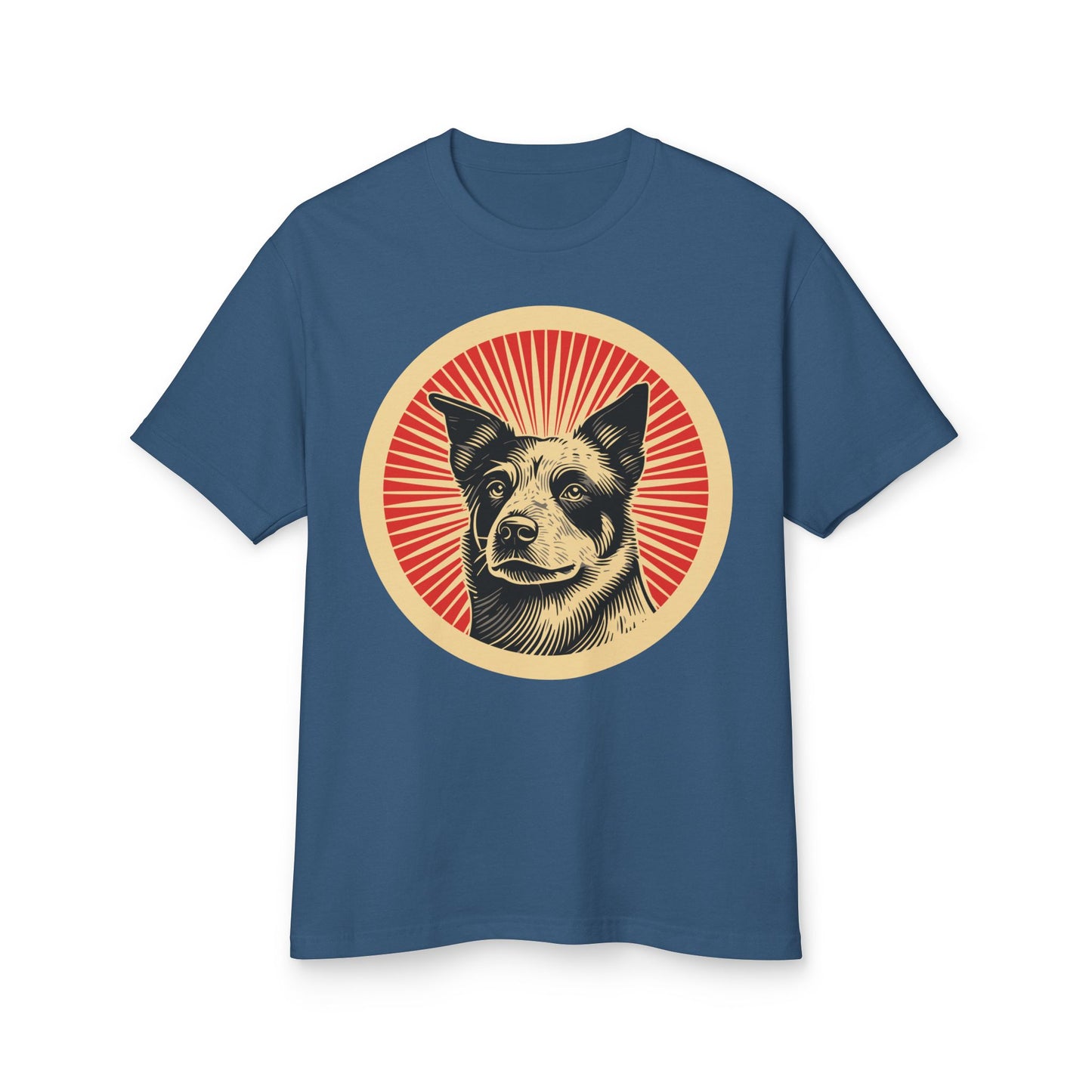 Australian Cattle Dog Heavyweight Cotton T-Shirt for Adults