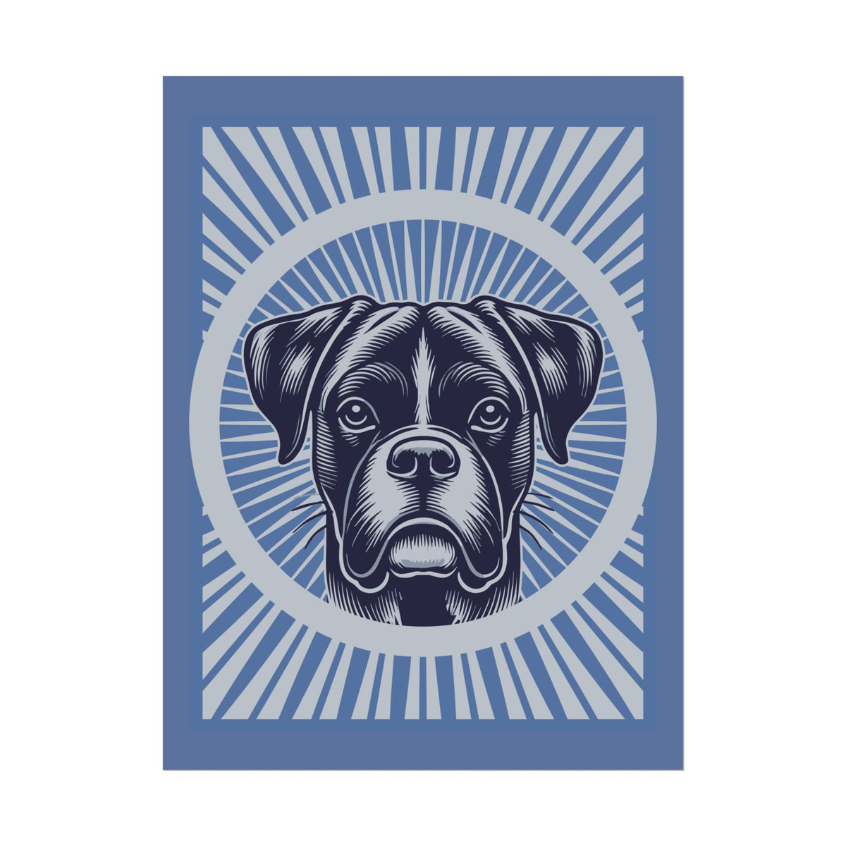 Boxer Art Print — 24" x 32" (Vertical)
