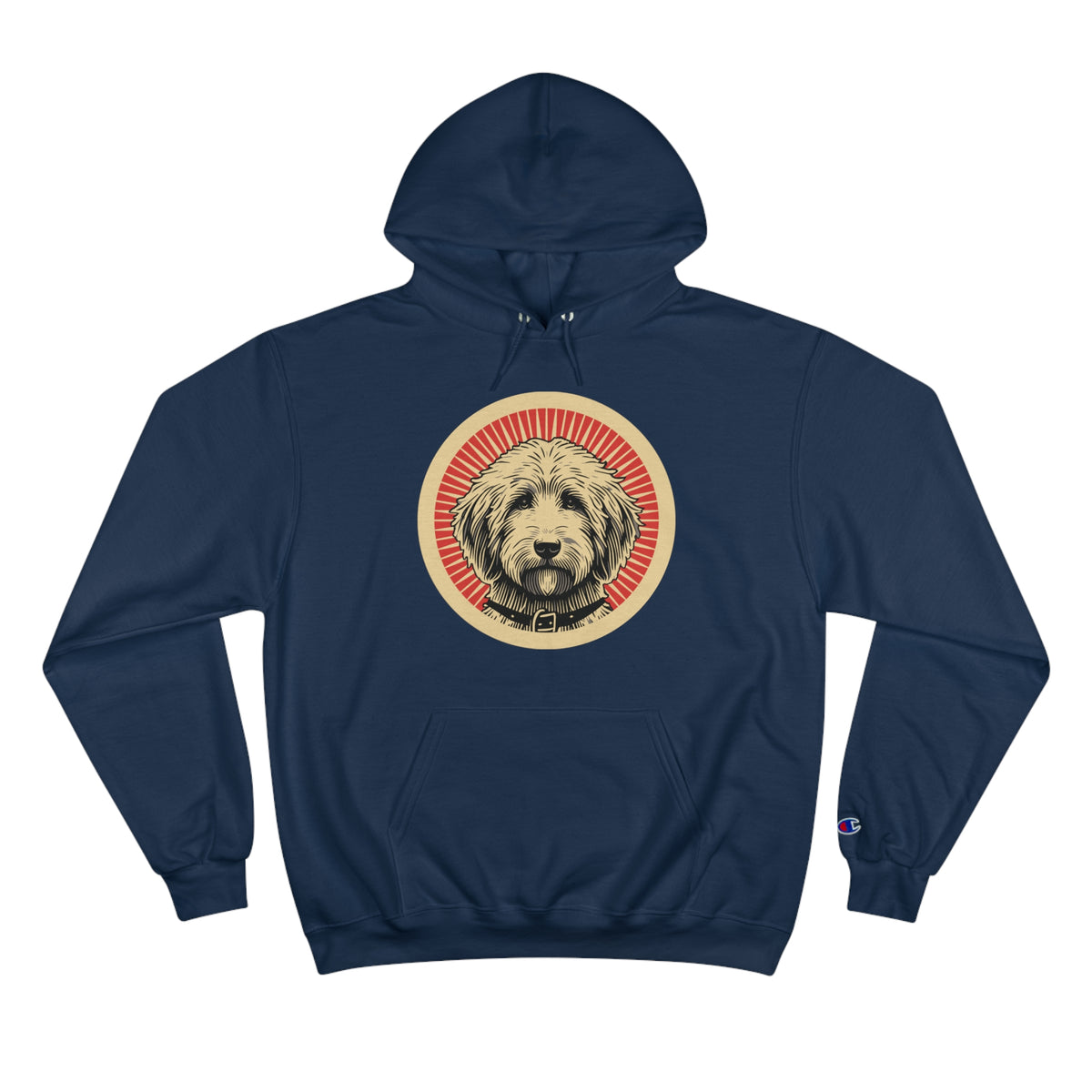 Goldendoodle Champion Hoodie — Navy