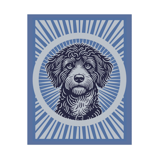 Bordoodle Art Print