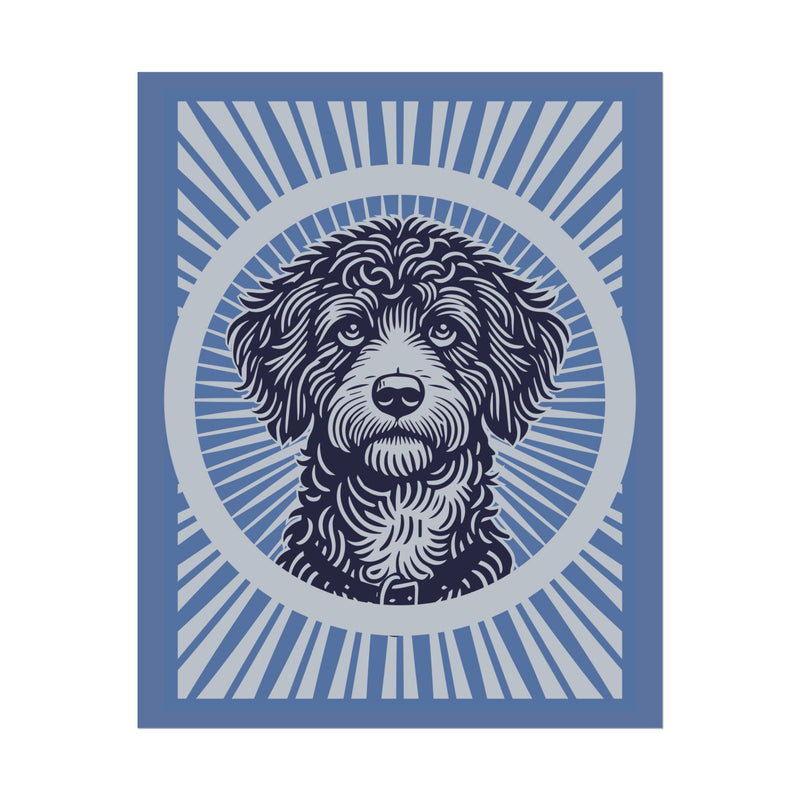 Bordoodle Art Print