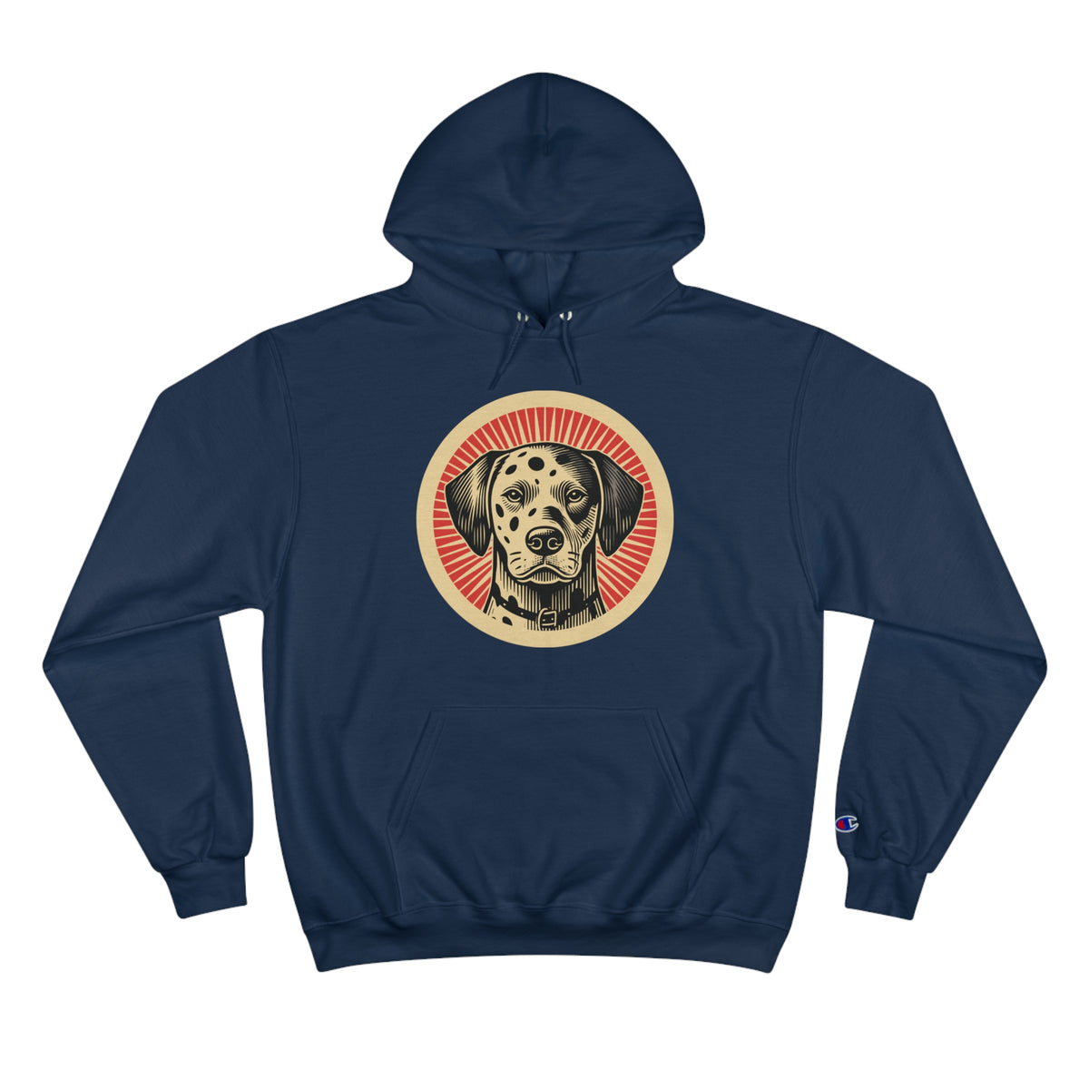 Dalmatian Champion Hoodie — Navy