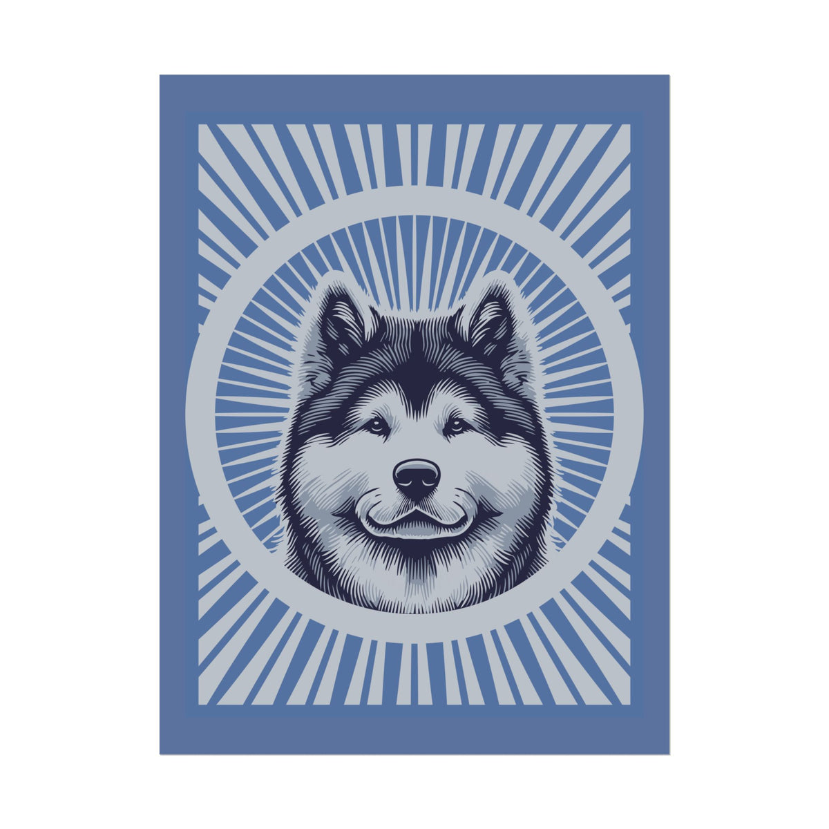 Akita Art Print — 18″ x 24″ (Vertical)