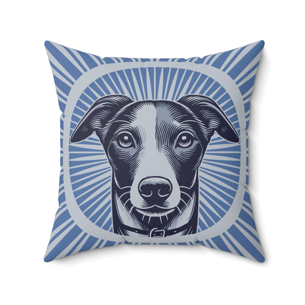 Whippet Pillow — 20" × 20"