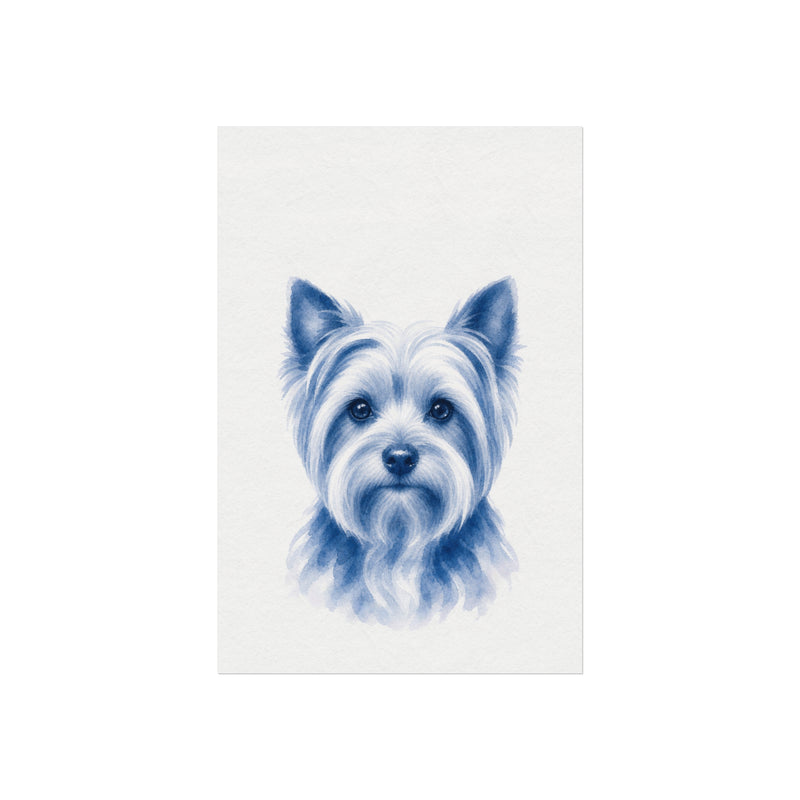Yorkshire Terrier Watercolor Art Print