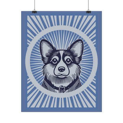 Corgipoo Art Print