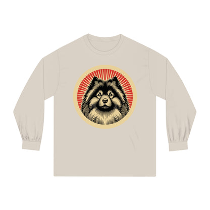 Keeshond Long Sleeve Tee for Adults
