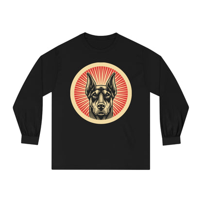 Doberman Pinscher Long Sleeve Tee for Adults