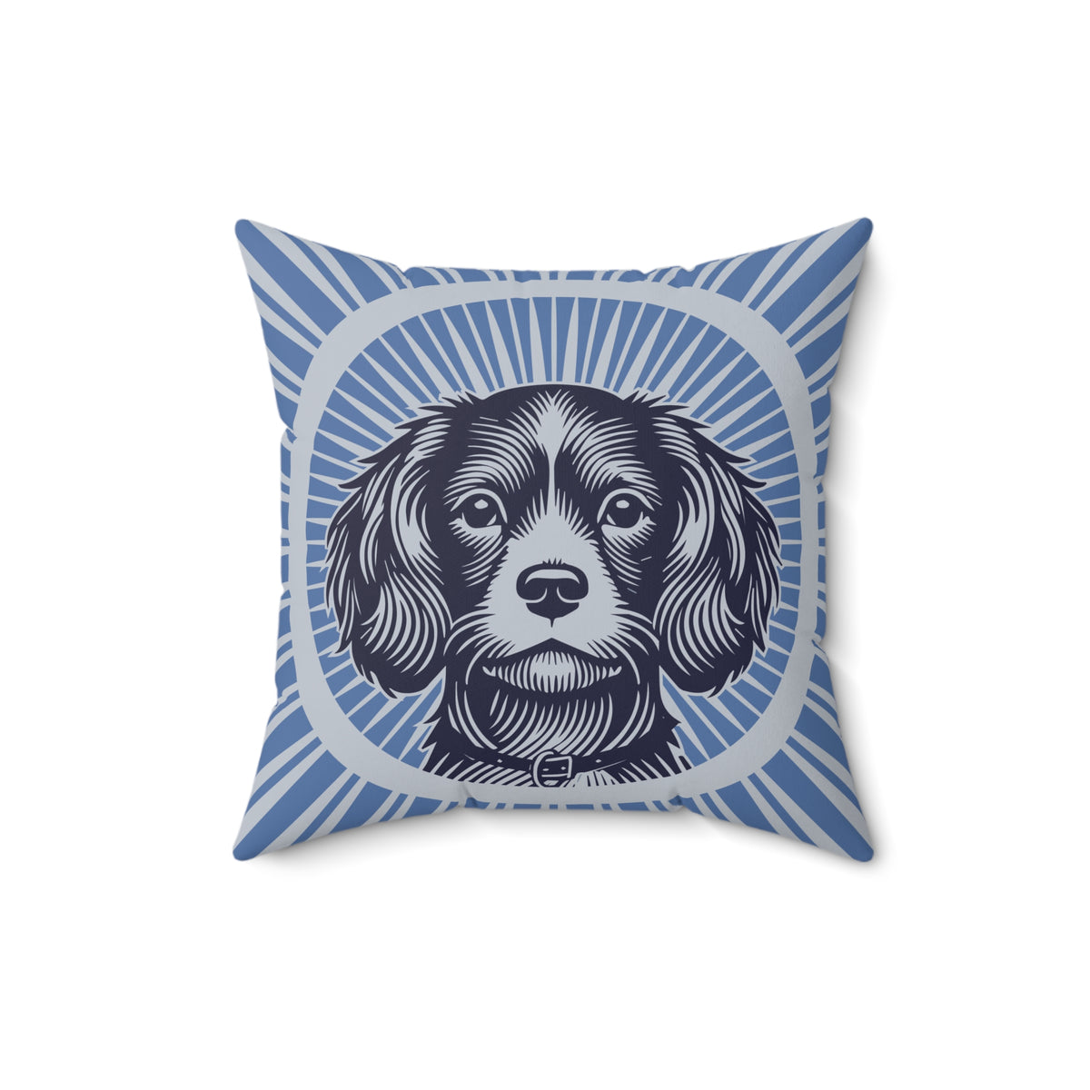 Cavachon Pillow — 16" × 16"