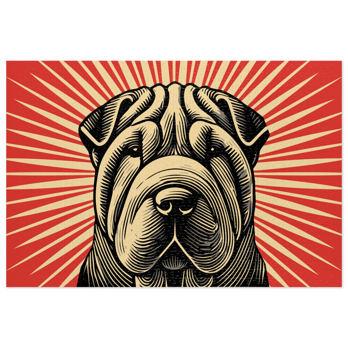 Chinese Shar-Pei Jigsaw Puzzle — 29.25" × 19.75" (1000 pcs)