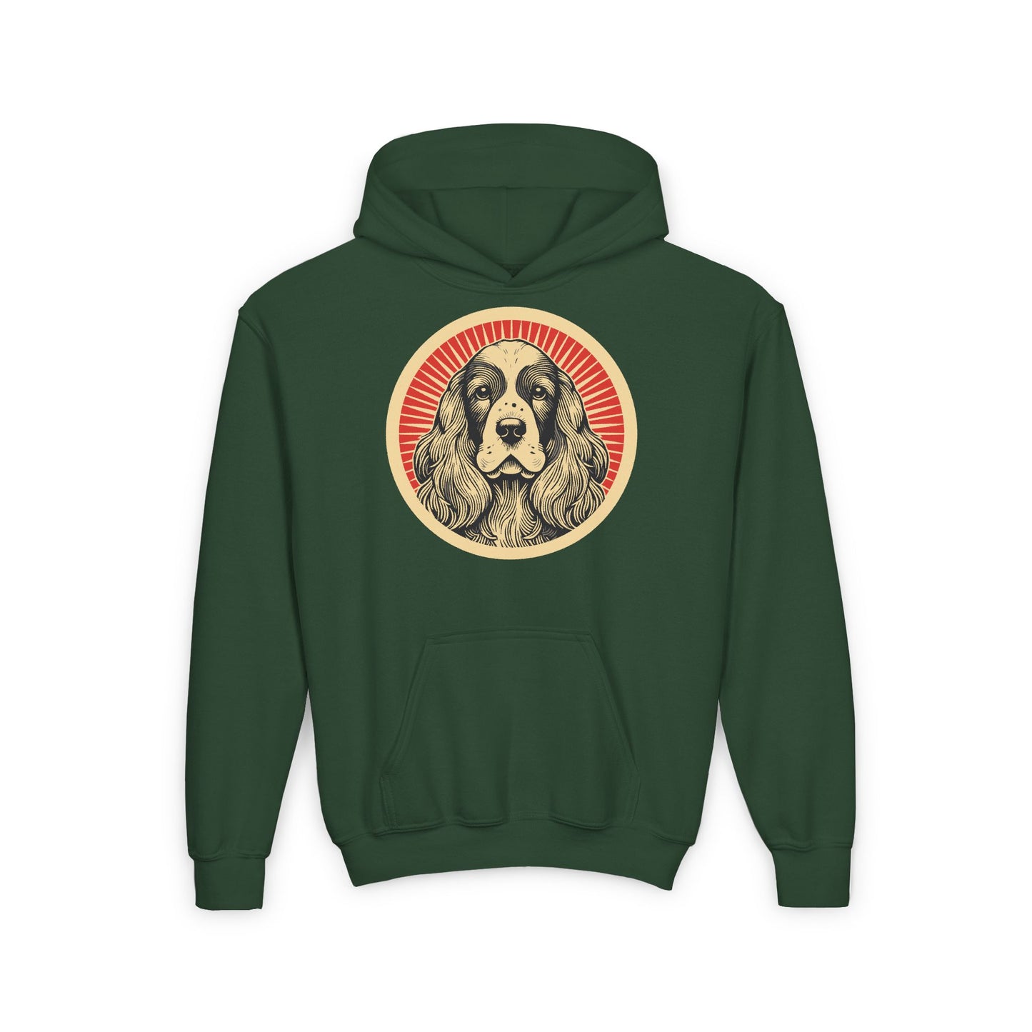 English Cocker Spaniel Heavy Hoodie for Kids