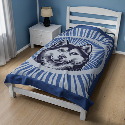 Siberian Husky Blanket