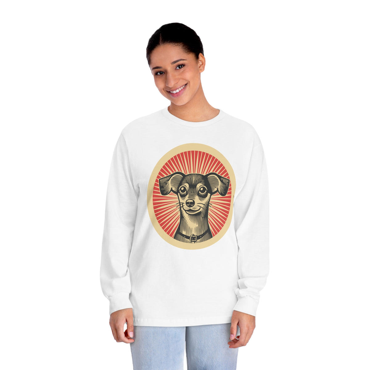 Chiweenie Long Sleeve Tee — view 4