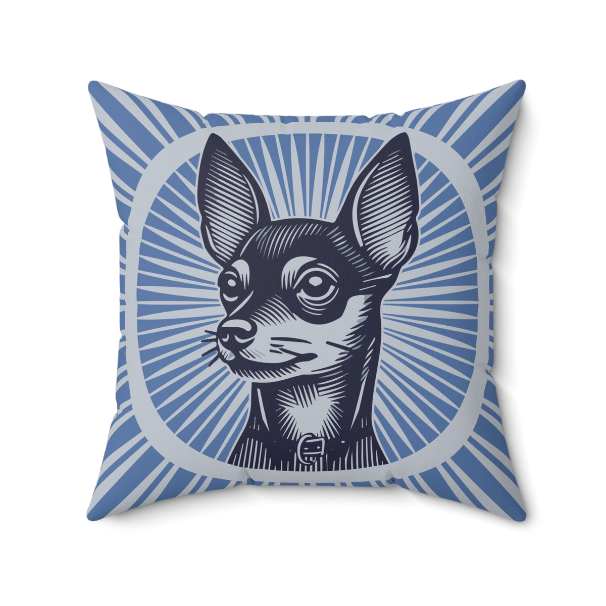 Miniature Pinscher Pillow — 20" × 20"