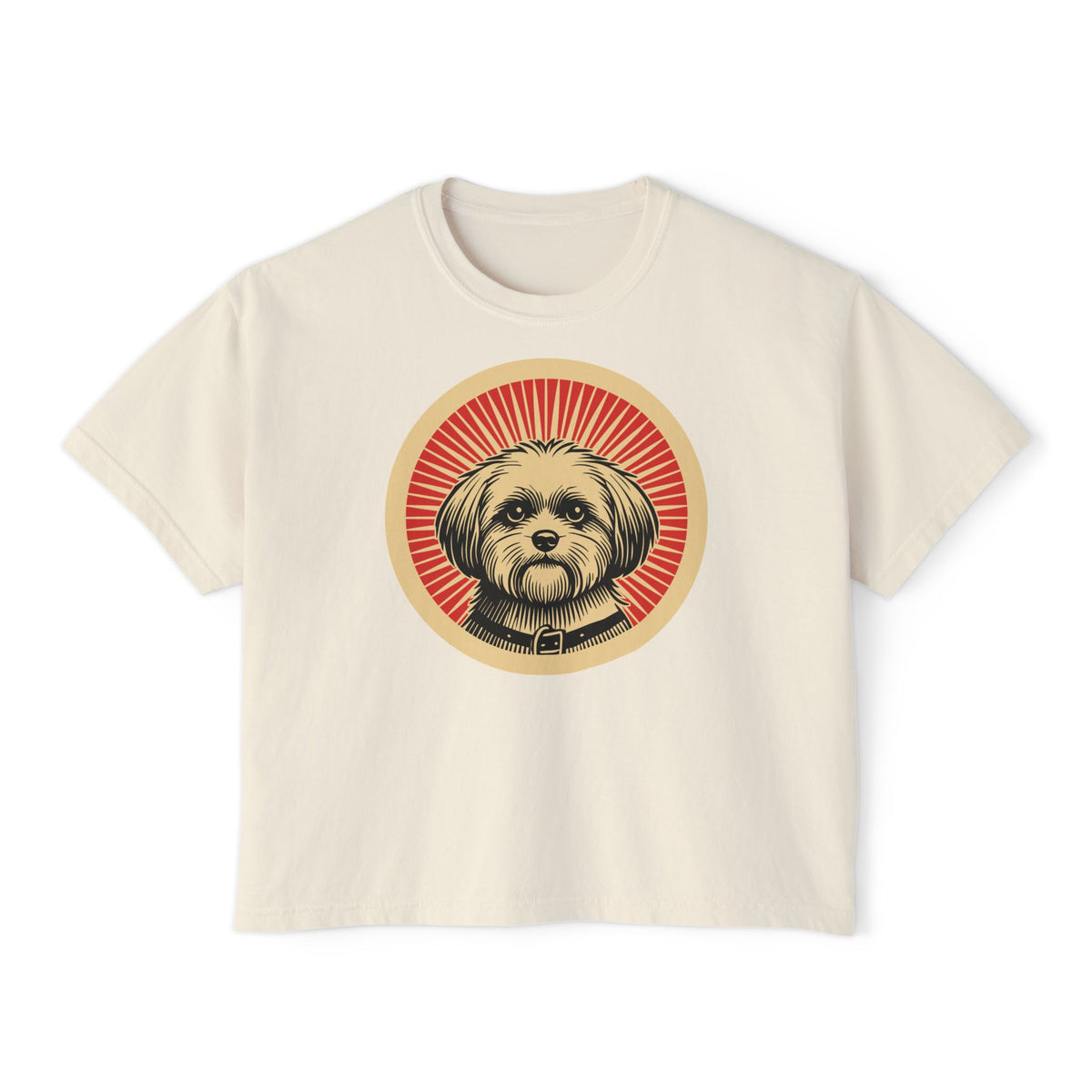Shihpoo Boxy Tee — Ivory
