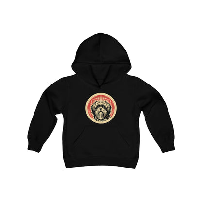Lhasa Apso Heavy Hoodie for Kids
