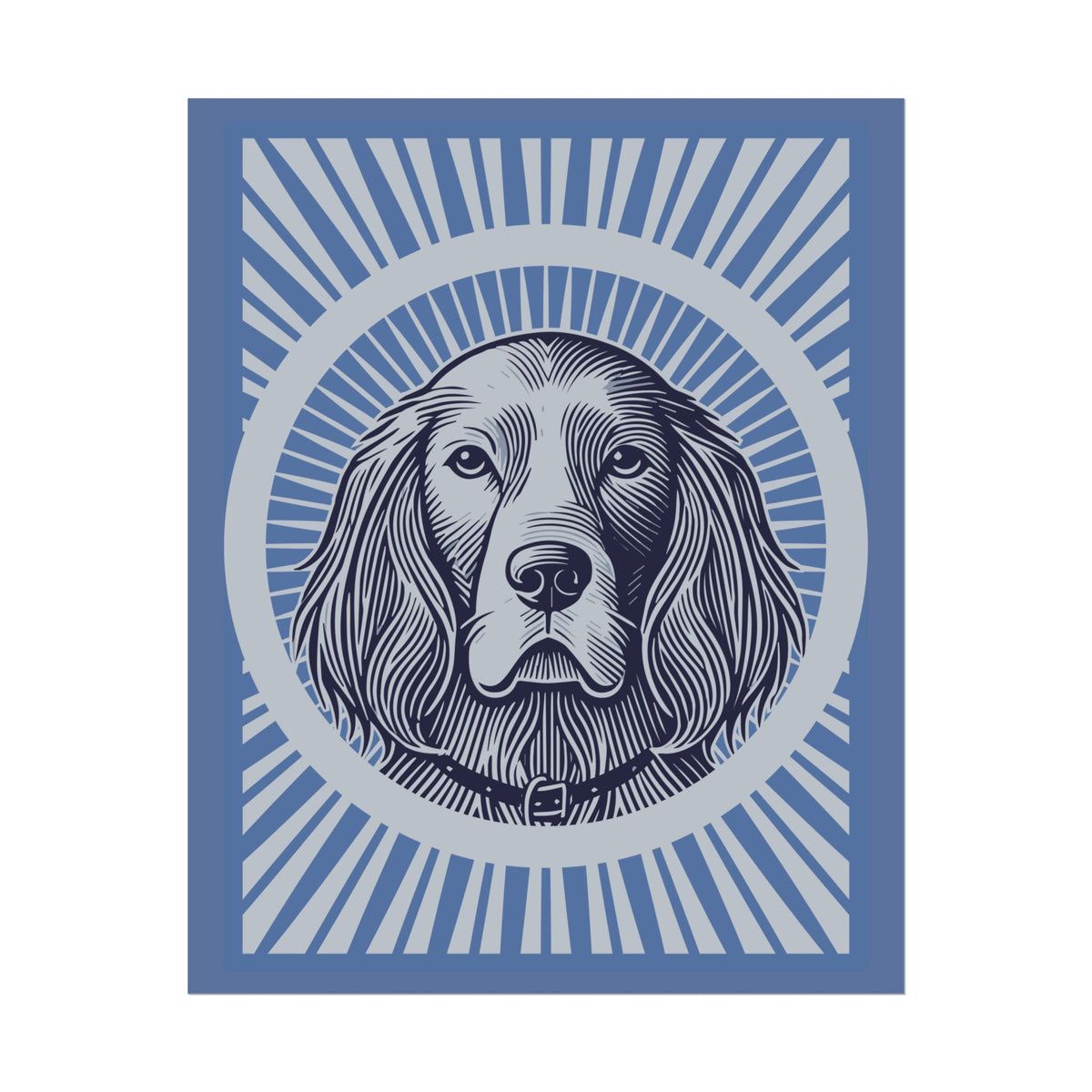 English Setter Art Print — 16" x 20" (Vertical)