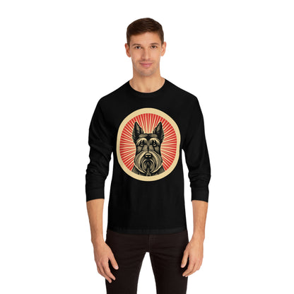 Scottish Terrier Long Sleeve Tee for Adults