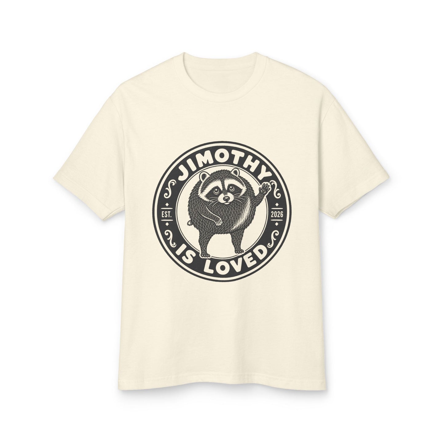 Jimothy the Round Raccoon Heavyweight Tee