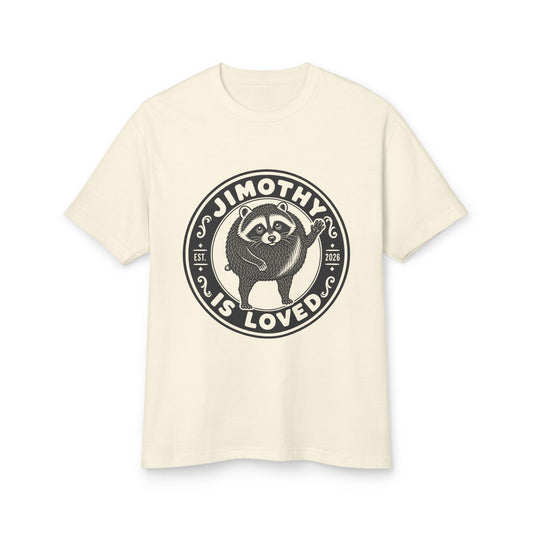 Jimothy the Round Raccoon Heavyweight Tee