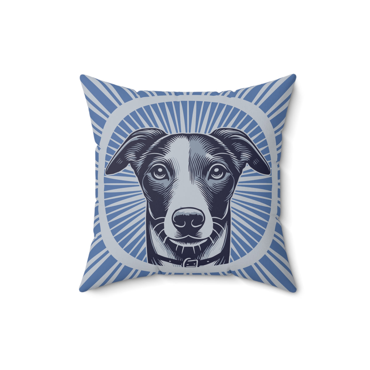 Whippet Pillow — 16" × 16"