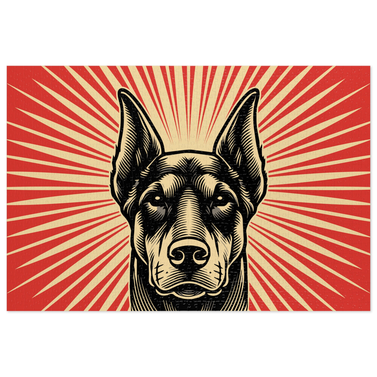 Doberman Pinscher Jigsaw Puzzle — 29.25" × 19.75" (1000 pcs)