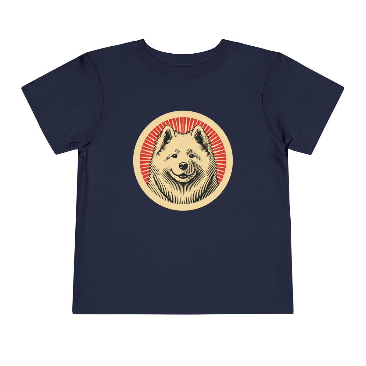 Samoyed Toddler Tee — Navy