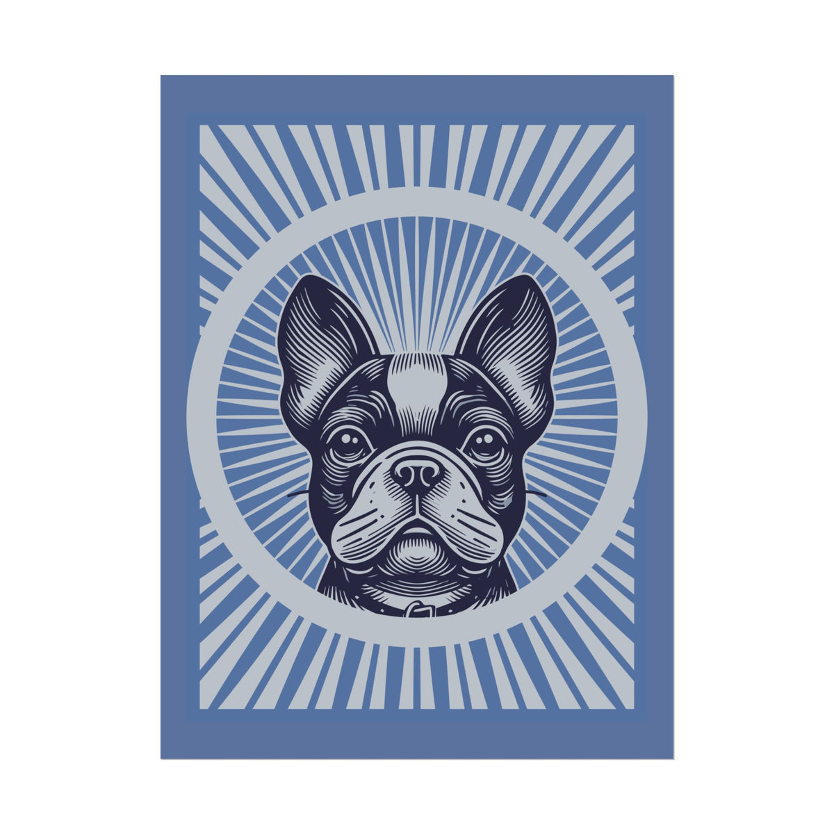 French Bulldog Art Print — 24" x 32" (Vertical)