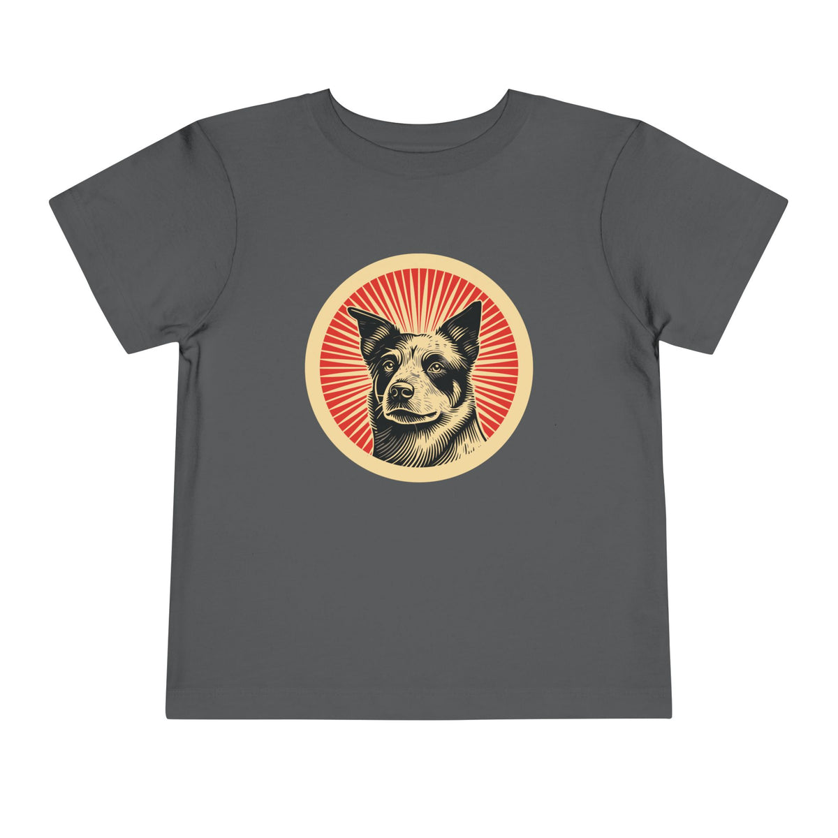 Australian Cattle Dog Toddler Tee — Asphalt