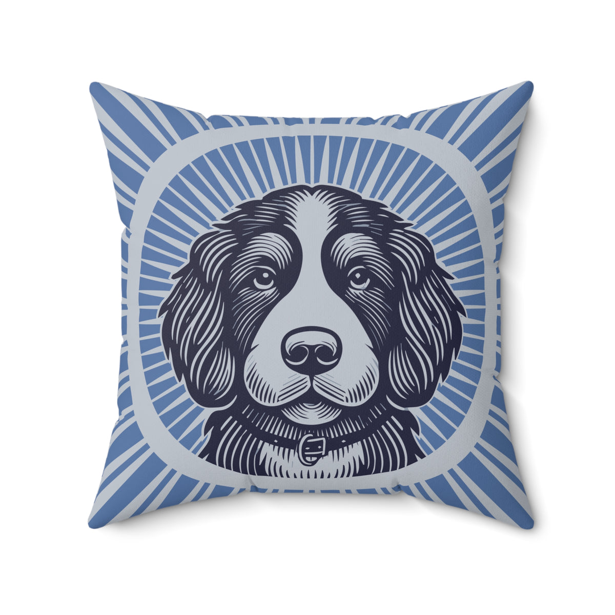 Bernedoodle Pillow — 20" × 20"