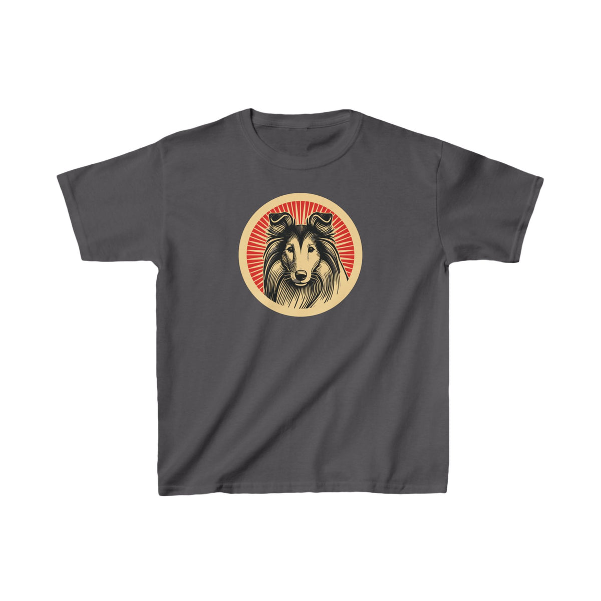 Collie Kids Tee — Charcoal