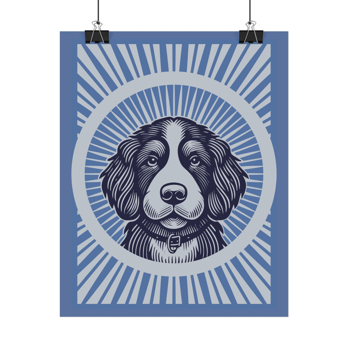 Bernedoodle Art Print — view 2