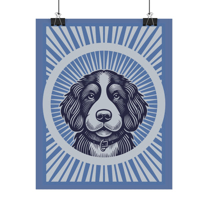 Bernedoodle Art Print