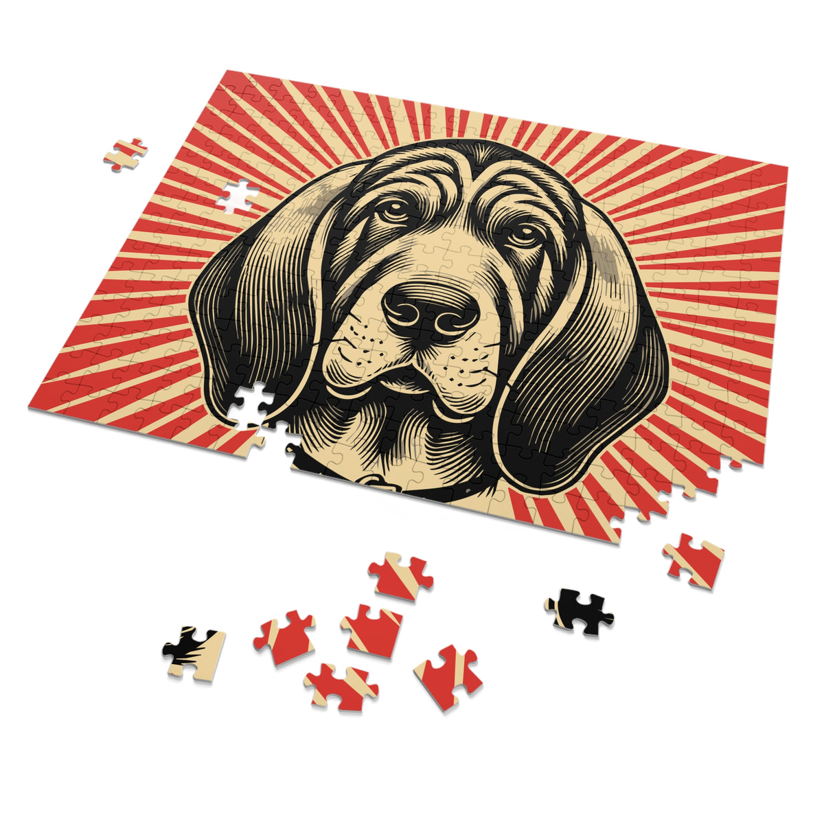 Bloodhound Jigsaw Puzzle — view 2