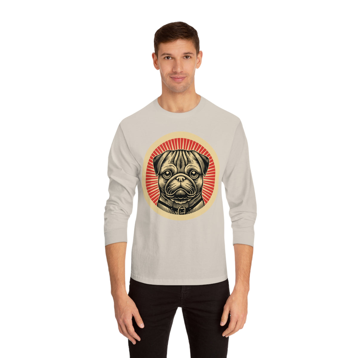 Pug Long Sleeve Tee — view 6