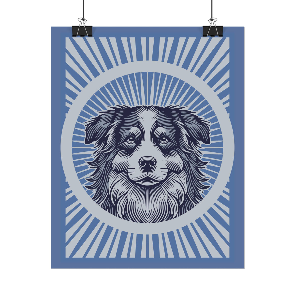Border Collie Art Print — view 2