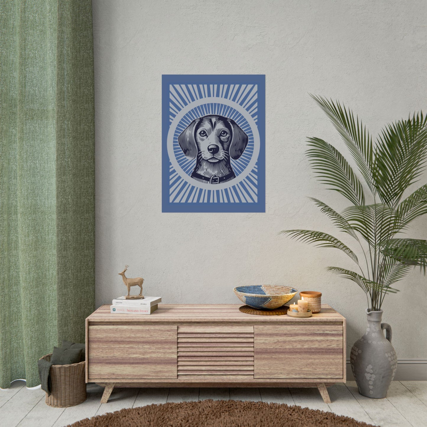 Beaglier Art Print