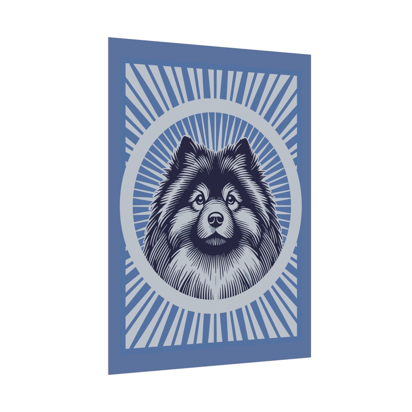 Keeshond Art Print